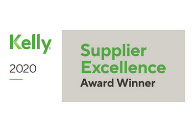 KellyOCG Supplier Excellence Award Winner Badge 2020