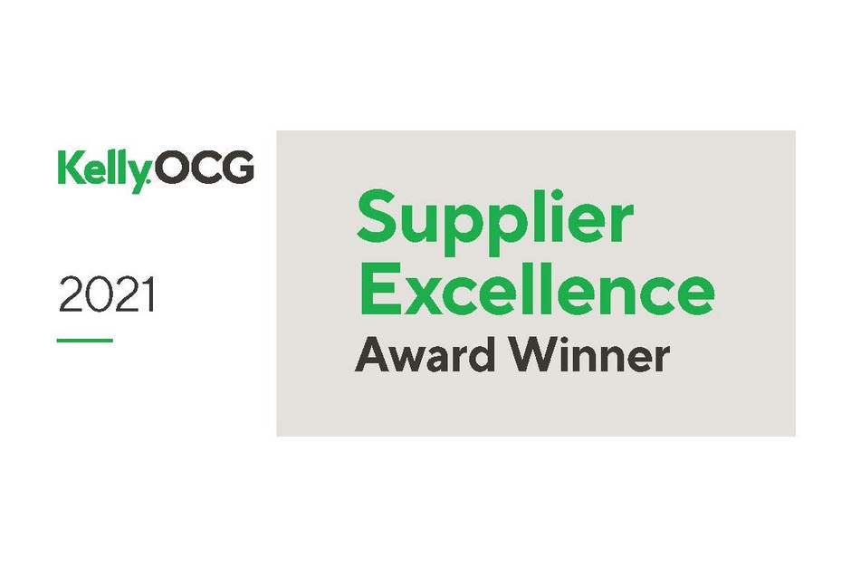 Kelly OCG Supplier Excellence Award badge 2021